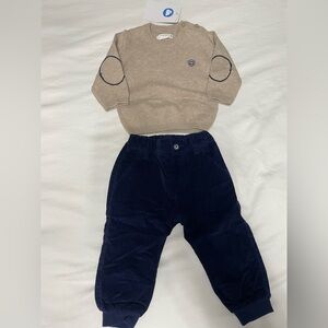 Mayoral Beige Knit Sweater